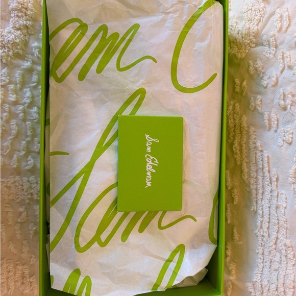 Sam Edelman Cream Leather Flats with Buckle - Picture 5 of 6